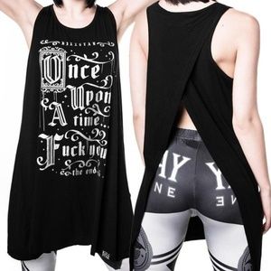 Killstar Story Time Vest Dress top 2XL